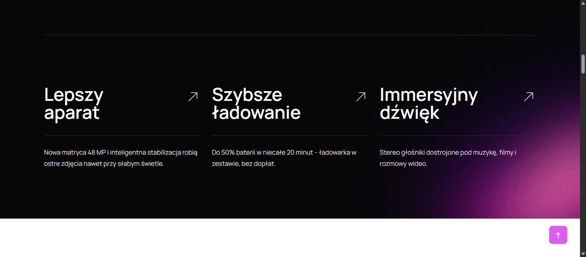 InovaStore - trzy benefity: lepszy aparat, szybsze ładowanie, immersyjny dźwięk